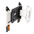 Wei�e schwenkbare TV Wandhalterung PM-XFlat-20XS (ultra flach). Nur 27mm Wandabstand bis 112mm ausziehbar, VESA 75 x 75 bis 200 x 200 auch 200 x 100 (entspricht 15-34 Zoll, auch 19, 22, 26 und 32). Wandhalter optimal f�r Plasma, LCD und LED Fernseher von Panasonic, Sony, Samsung, LG und Toshiba. Mit 25 kg Tragkraft eine f�r fast alle Flachbildfernseher geeignete Halterung. +/-45� schwenkbar. Farbe: Wei�. Original PureMounts Wandhalterungen.