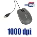 Fujitsu PC Mouse M500T Black optical 1000dpi USB