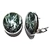 Genuine Seraphinite and Sterling Silver Elegant title=