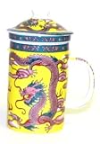 Dragon & Phoenix Covered/Strainer Tea Cup