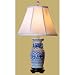 22 Vase Lamp in Blue and White
