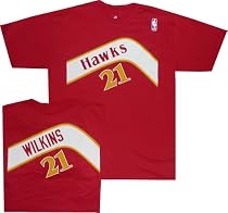 Dominique Wilkins Atlanta Hawks Throwback Adidas T Shirt