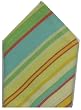 Hand Woven 100% Cotton Colorful Striped Napkins 22x22 Inches Set of Six