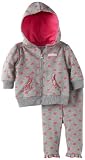 Calvin Klein Baby-girls Newborn Hooded Set