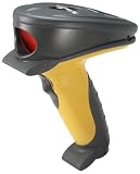 Symbol Motorola Phaser P304Pro-i000 Industrial Barcode Scanner Reader with PS2 wedge keyboard synapse hooks between keyboard & computer - Uses laser technology which is better than LED barcode readers