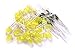 microtivity IL121 5mm Diffused Yellow LED w/Resistors (Pack of 30)