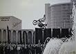 Evel Knievel Signed 20X30 Photo - Jump B&W - Limited Numbered Edition Of 100 - Authentic Autographed