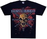 DISTURBED - Skull - Black T-shirt