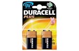 Electronics : Duracell Plus 9V Batteries - 2 Pack.