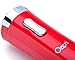 Ozeri Nouveaux Electric Wine Opener with Removable Free Foil Cutter, Stylish Red