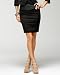 Modern Lux Leather Pencil Skirt - black (2)