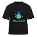 HDE Men's Sound-Activated LED T-Shirt (DJ Headphones, X-Large)