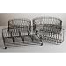 SWIRL BUFFET SET - SWIRL RUSTIC METAL 4 PIECE BUFFET SET