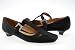 Blay BL0285 Black Satin Evening Shoes