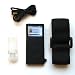 Apple iPod Nano II 2nd Generation Black Skin Case With Belt Clip, Lanyard and Armband