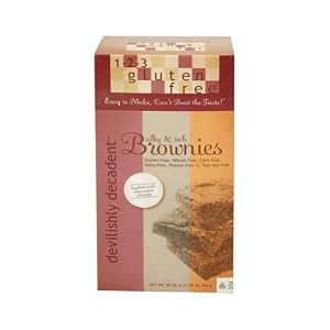 123 Gluten Free, Mix Brownie Dvlshly Decad, 1.91-Pound (6 Pack)