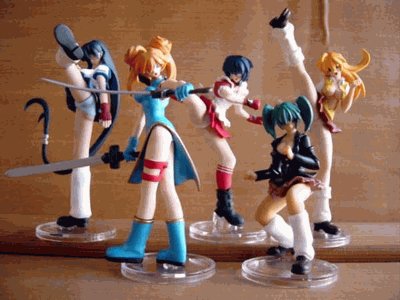 Ikki Tousen Runa Series Gashapon Mini Figures (Set of 5)