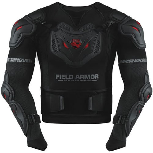 Icon Stryker Rig Men's Field Armor Street Motorcycle Body Armor - Black / X-Large/2X-Large On Sale