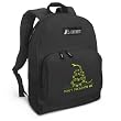 Don't Tread on Me Backpack Black Gadsden Flag for Travel or School Bags - BEST QUALITY Unique Gifts For Boys, Girls, Adults, College Students, Men or Ladies