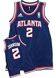 1986 - 1987 Atlanta Hawks Road Throwback Jersey From Mitchell and Ness, With #21 and