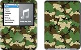 Woodland Camo Design Protective Decal Skin Sticker for Apple iPod nano 3G (3rd Generation) 4GB/ 8GB Player