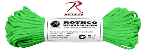 Rothco 550-Pound Safety Type III Commercial (100-Feet, Green)