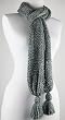 Handmade Ultra Soft and Flexible Acrylic Scarf - Soothing Blend (Tassels/One-of-a-kind)