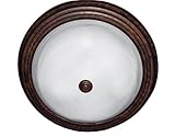 Yosemite Home Decor JK103-16DB Belen 3-Light 16-Inch Ceiling Flush Mount, Dark Brown Frame