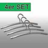 Edelstahl Kleiderbügel Garderobenbügel 4er Set