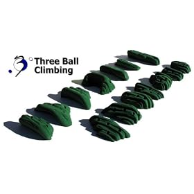 Climbing Holds, TW80 Green Screw-on Holds