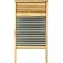 Columbus Washboard Stainless Washboard, Teak 12-7/16x23-3/4 Inches