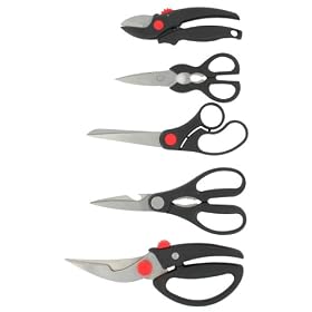 Click here to buy Farberware Traditions 5-Piece Kitchen Shears Set by Farberware.