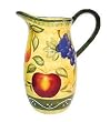 CERAMIC WATER PITCHER,EUROPEAN FRUITS DECOR