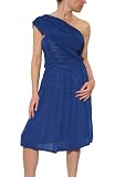 Women's Tracy Reese One Shoulder Rouched Frock Dress in Sapphire