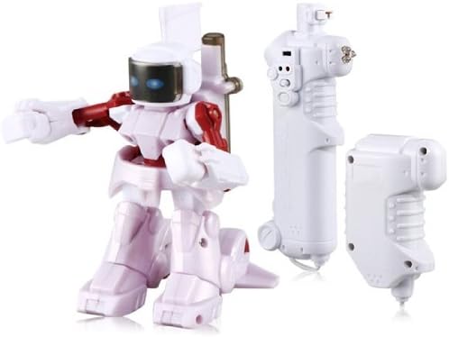 Leobeer 8001 2.4GHz Remote Control Infrared Sensor VS Fighting RC Battle Boxing Robot (White)