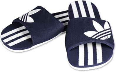 adidas striped flip flops