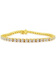 8-Inch 2.30ct Diamond Tennis Bracelet in 14k Gold