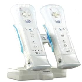 Charge base ic blanche + 2 batteries rechargeables nimh