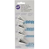 Wilton 418-4568 4-Piece Ruffles Tip Set