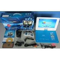 Portable DVD Player with 12.8 Inch Colour LCD with Micro Super-thin Infrared Remote Control,tv Function,Game Function