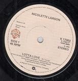 LOTTA LOVE 7 INCH (7" VINYL 45) UK WARNER BROS 1978