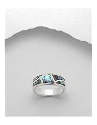 Resin Ring In 92.5 Sterling Silver