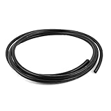 uxcell ポリウレタンエアチューブ　エアチューブ　空気パイプ ポリウレタン（PU）　ブラック　8mmx5mm 　2.5 M長い