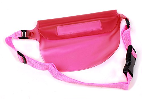 DURAGADGET All-Purpose Pink Waterproof & Dust Proof Dry Case With Adjustable Waist Strap For Fujifilm FinePix S4500, Nikon 1 J3, Nikon 1 J1, Nikon 1 v2, Nikon 1 V1, Nikon Coolpix L27