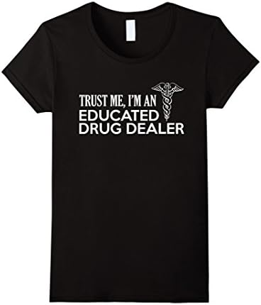 Women's PharmD T-shirt - Doctor of Pharmacy Shirt Medium Black