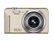 Casio Exilim EX-ZS150 Digitalkamera (16 Megapixel, 12-fach opt. Zoom, 6,9 cm (2,7 Zoll) Display, bildstabilisiert) champagner