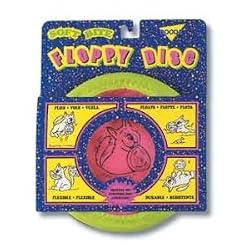Soft Bite Floppy Flying Disc Dog Toy - 10 Inch