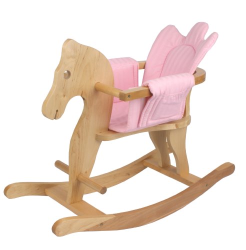 Chic 2000 412 02 - Schaukelpferd aus Holz, rosa Preisvergleich