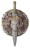Awesome Barbarian Combat Costume Ram Shield/Sword Set