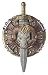 Awesome Barbarian Combat Costume Ram Shield/Sword Set